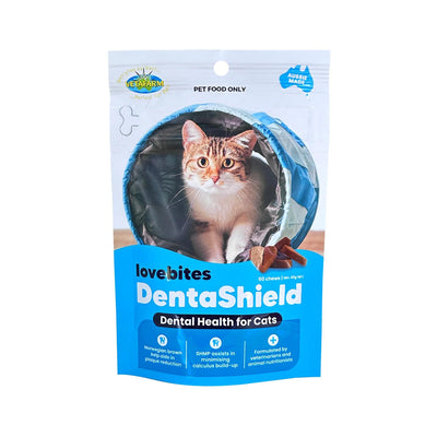 VETAFARM LOVEBITES CAT DENTASHIELD CHEWS 60'S