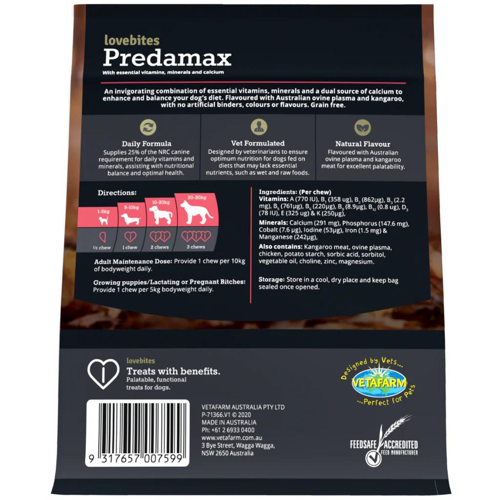 Vetafarm Lovebites Predamax Chews 60 Pack