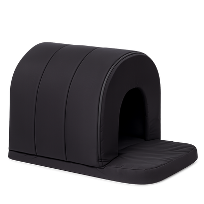 Orthopedic Waterproof Dog Cave Bed with Porch - X-Large