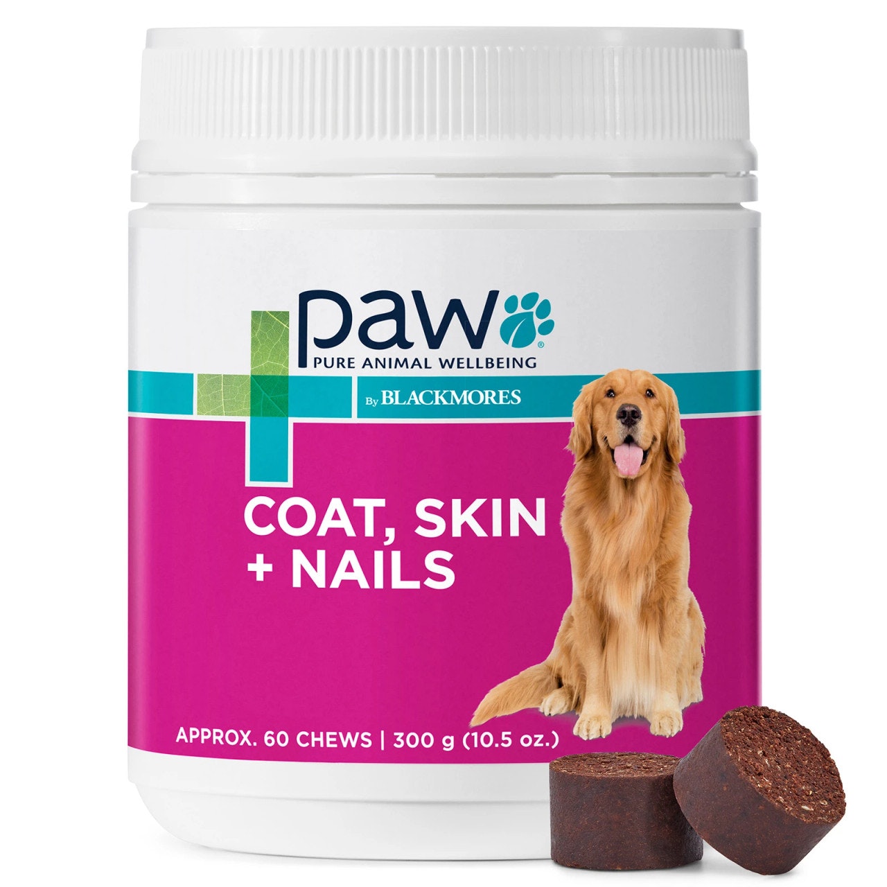 PAW by Blackmores Coat, Skin and Nails Chews 300g