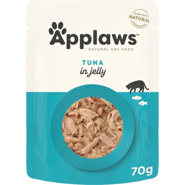 Applaws Cat Jelly Pouch - Tuna Wholemeat 70g 16pc