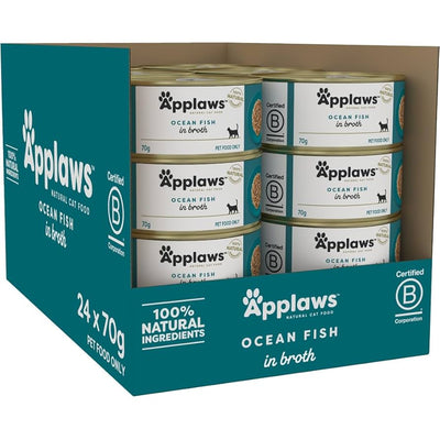 APPLAWS CAT TIN OCEAN FISH 70G 24PK