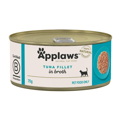 APPLAWS CAT TIN TUNA FILLET 70G 24PK