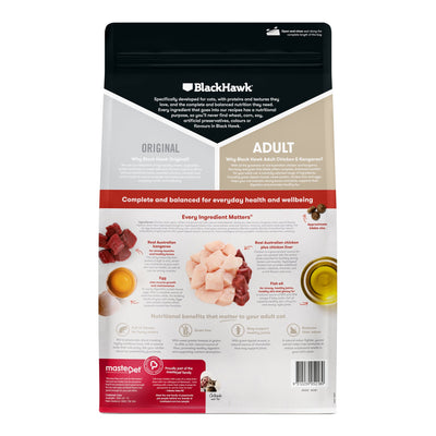 Black Hawk Original Cat Food Adult Chicken & Kangaroo 2kg