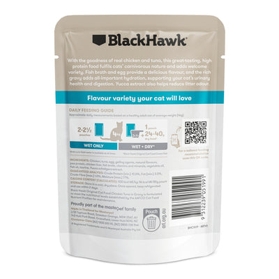 Black Hawk Original Adult Pouches Chicken And Tuna 12 X 85g