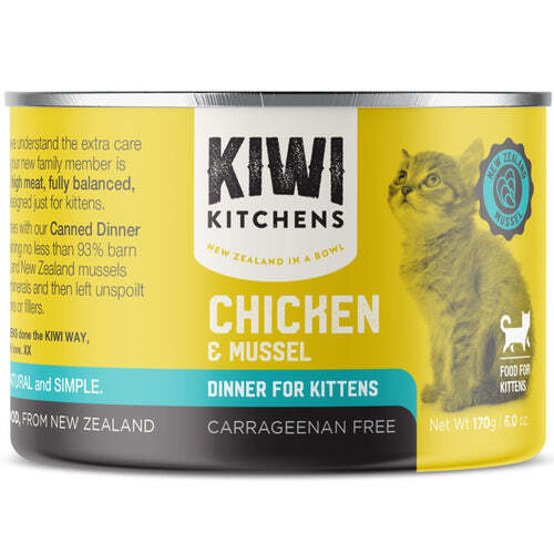 Kiwi Kitchens Kitten Chicken & Mussel 170g 18pk