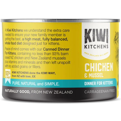 Kiwi Kitchens Kitten Chicken & Mussels 85g 18pk