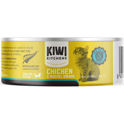 Kiwi Kitchens Kitten Chicken & Mussels 85g 18pk