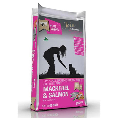 MFM CAT MACKEREL & SALMON GRN & GLT FR HOTPINK 20KG