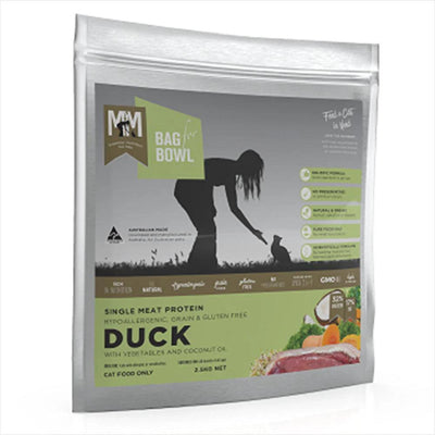MFM CAT SINGLE PROTEIN DUCK GRAIN & GLTN FR LIME GRN 2.5KG