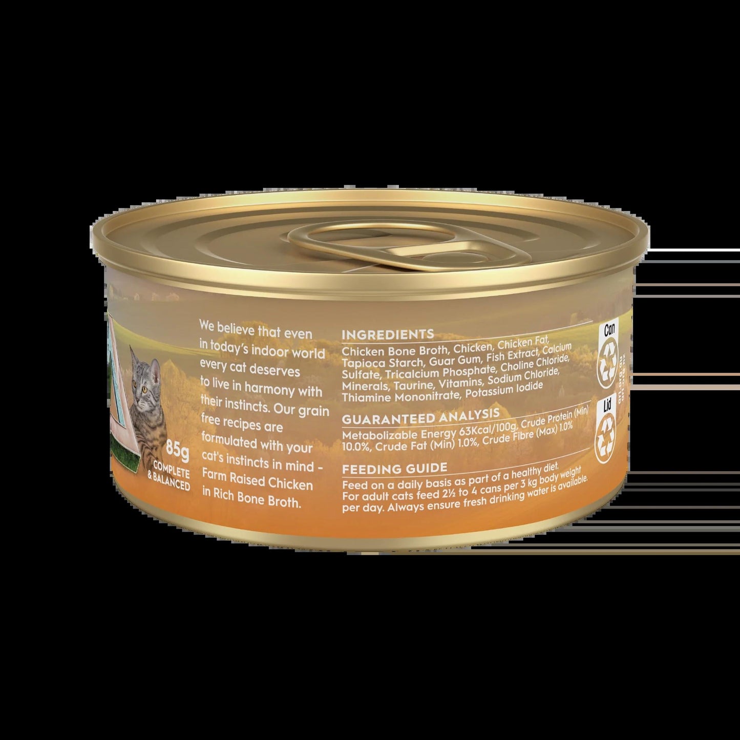 Trilogy Adult Chicken In Bone Broth 85g 24pk