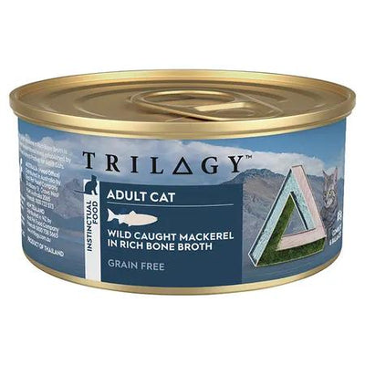 Trilogy Adult Mackrl In Bone Broth 85g 24pk