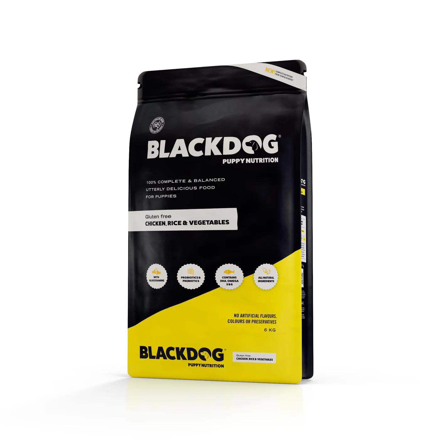 BLACK DOG PUPPY CHICKEN & RICE 6KG