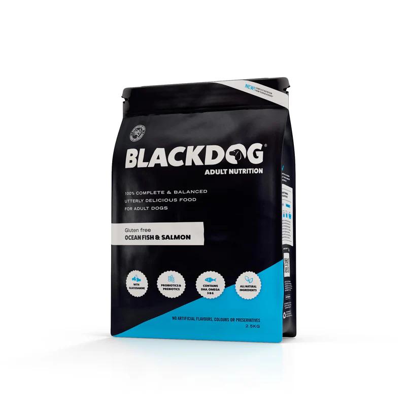 Black Dog Adult Salmon Ocean Fish Rice & Vegetables 2.5kg