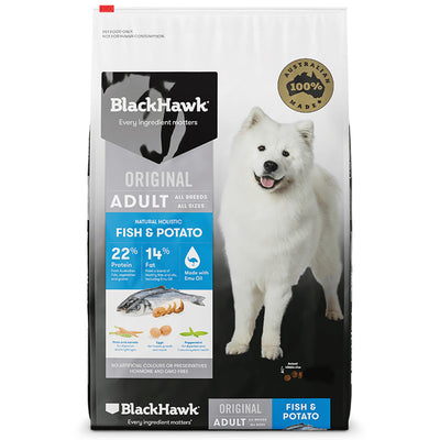 BLACK HAWK ADULT FISH & POTATO 20KG