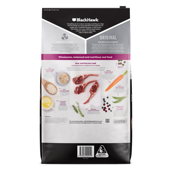 Black Hawk Adult Dog Lamb & Rice 20kg