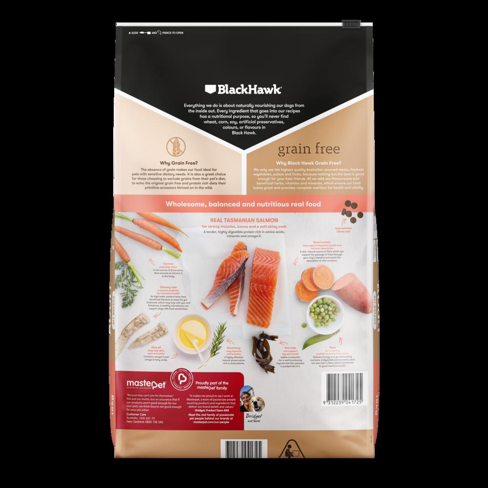 Black Hawk Grain Free Salmon Adult Dog Food 15kg