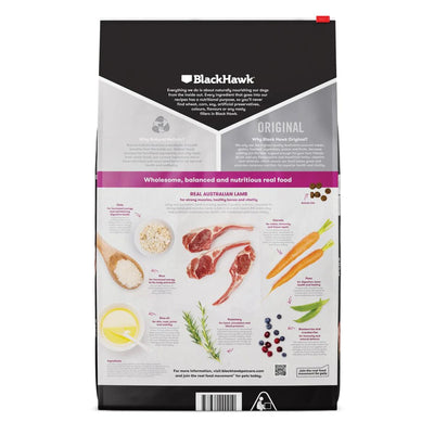 Black Hawk Mature Lamb & Rice 20kg