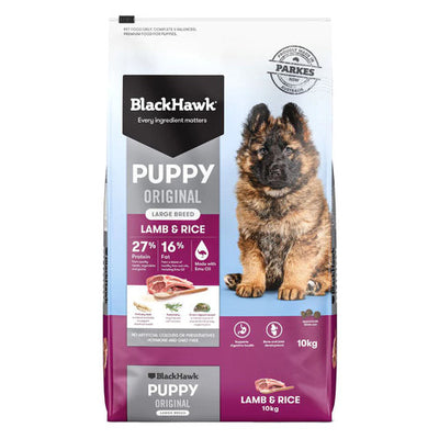 BLACK HAWK PUPPY LARGE BREED LAMB & RICE 10KG