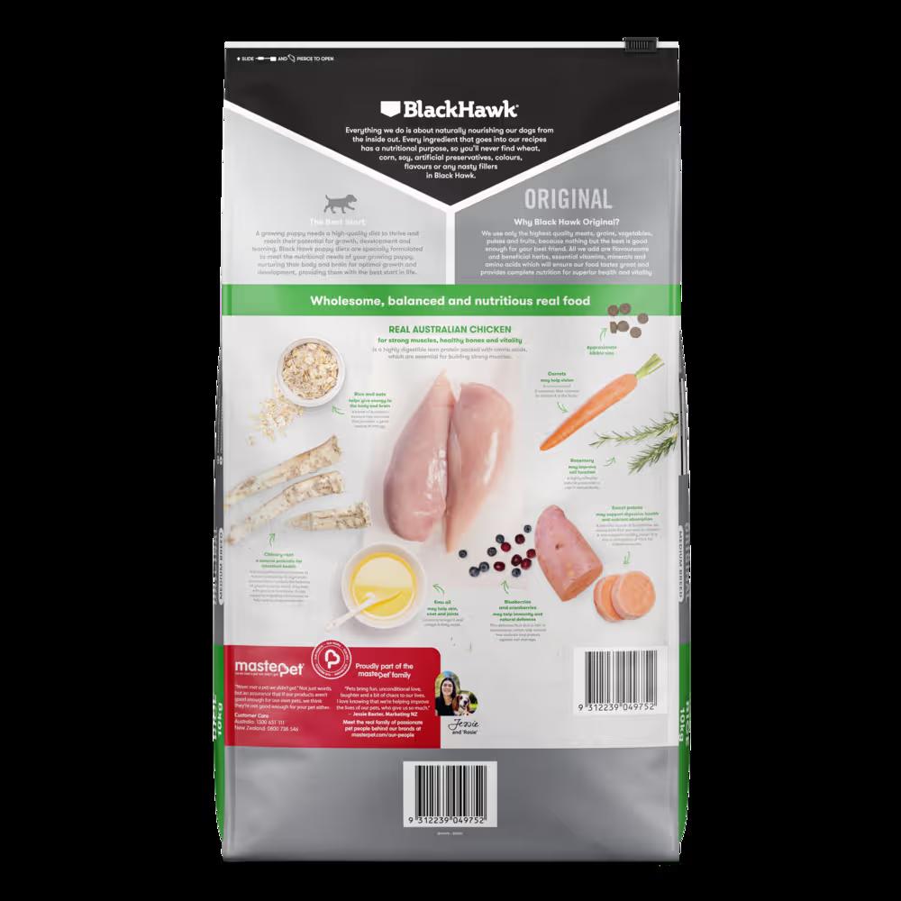 Black Hawk Puppy Medium Breed Chicken & Rice 10kg