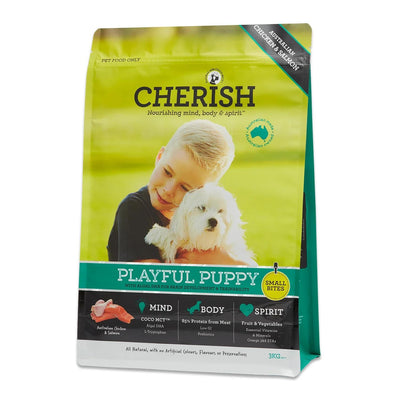 CHERISH PLAYFUL PUPPY SMALL BITES 3KG