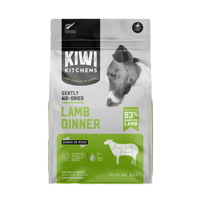 KIWI KITCHENS AIR DRIED LAMB DOG DINNER 500G