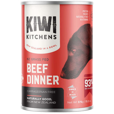 Kiwi Kitchens Dog Beef 375g 9pk