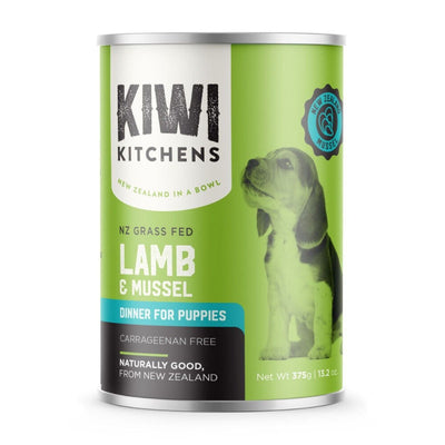 KIWI KITCHENS PUPPY LAMB & MUSSEL 375G 9PK