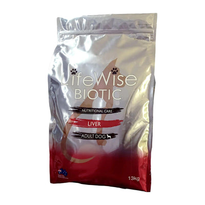 LIFEWISE BIOTIC LIVER WITH CHICKEN BARLEY AND VEG 13KG