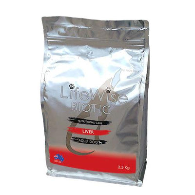 LIFEWISE BIOTIC LIVER WITH CHICKEN BARLEY AND VEG 2.5KG