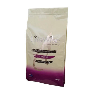 LIFEWISE PUPPY  GF TURKEY LAMB VEG LG BITES 18KG
