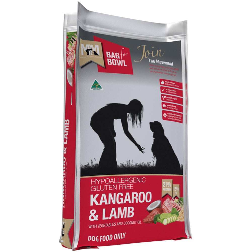MFM DOG KANGAROO & LAMB GLUTEN FREE RED 9KG