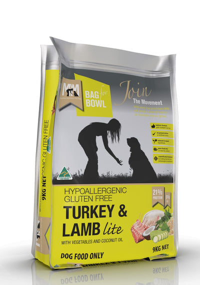 MFM DOG LITE TURKEY & LAMB GLUTEN FREE YELLOW 9KG