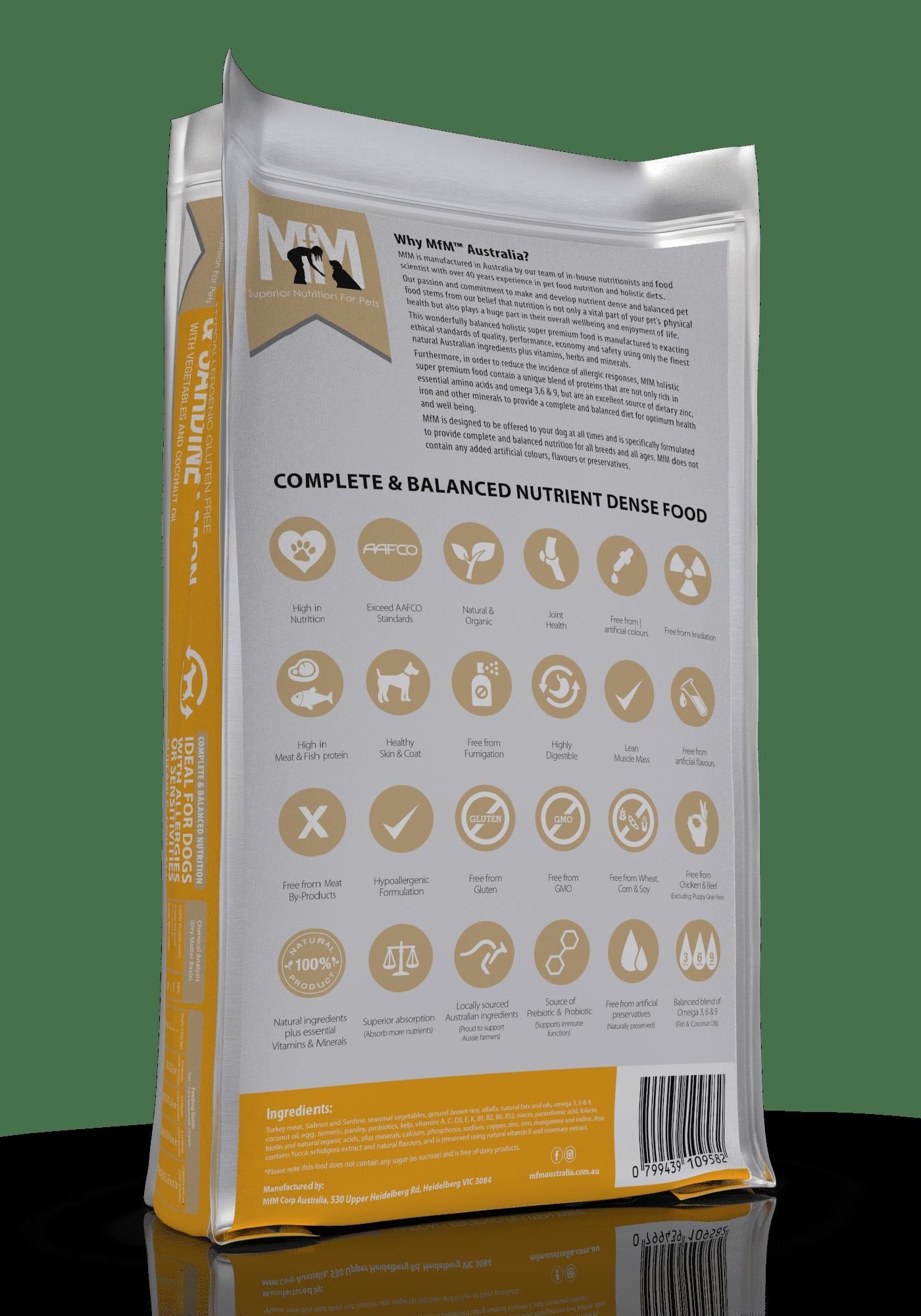 Meals For Mutts Puppy Turkey & Salmon & Sardine Gluten Free 20kg