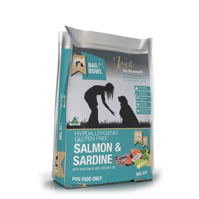 MFM DOG SALMON & SARDINE GLUTEN FREE BLUE 9KG