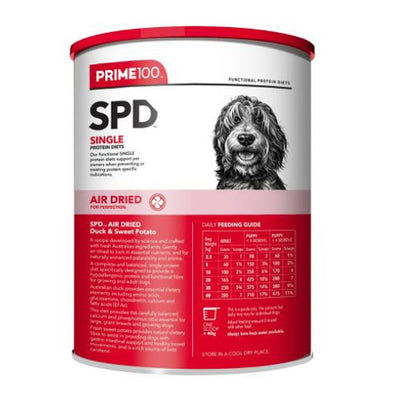 PRIME SPD AIR DRIED DUCK & SWEET POTATO 600G