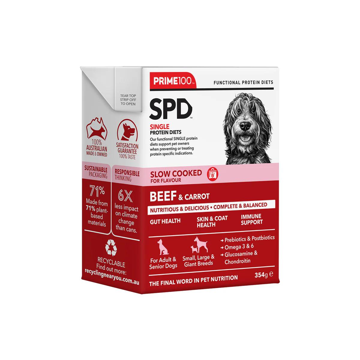 PRIME SPD SLOW COOKED BEEF & CARROT 354G 12PK