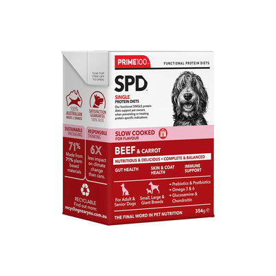 PRIME SPD SLOW COOKED BEEF & CARROT 354G 12PK