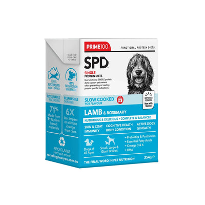 PRIME SPD SLOW COOKED LAMB & ROSEMARY 354G 12PK