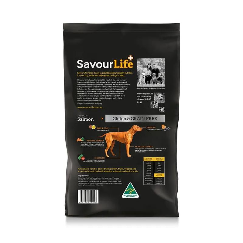 Savourlife Grain Free Dry Dog Food Salmon 10kg