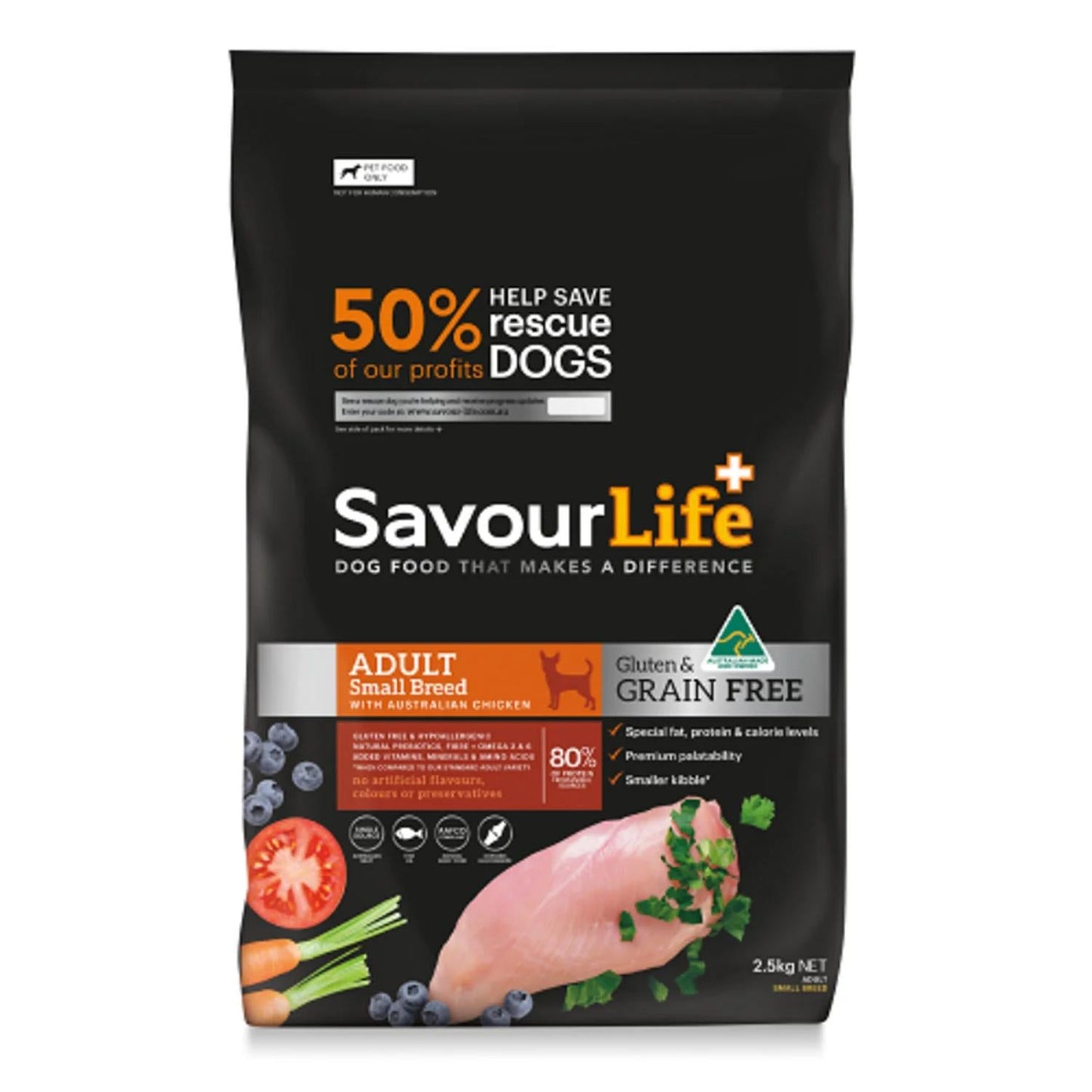 SAVOURLIFE GRAIN-FREE SMALL BREED ADULT 2.5KG