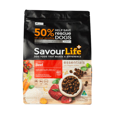 SAVOURLIFE ESSENTIALS ADULT BEEF 3KG