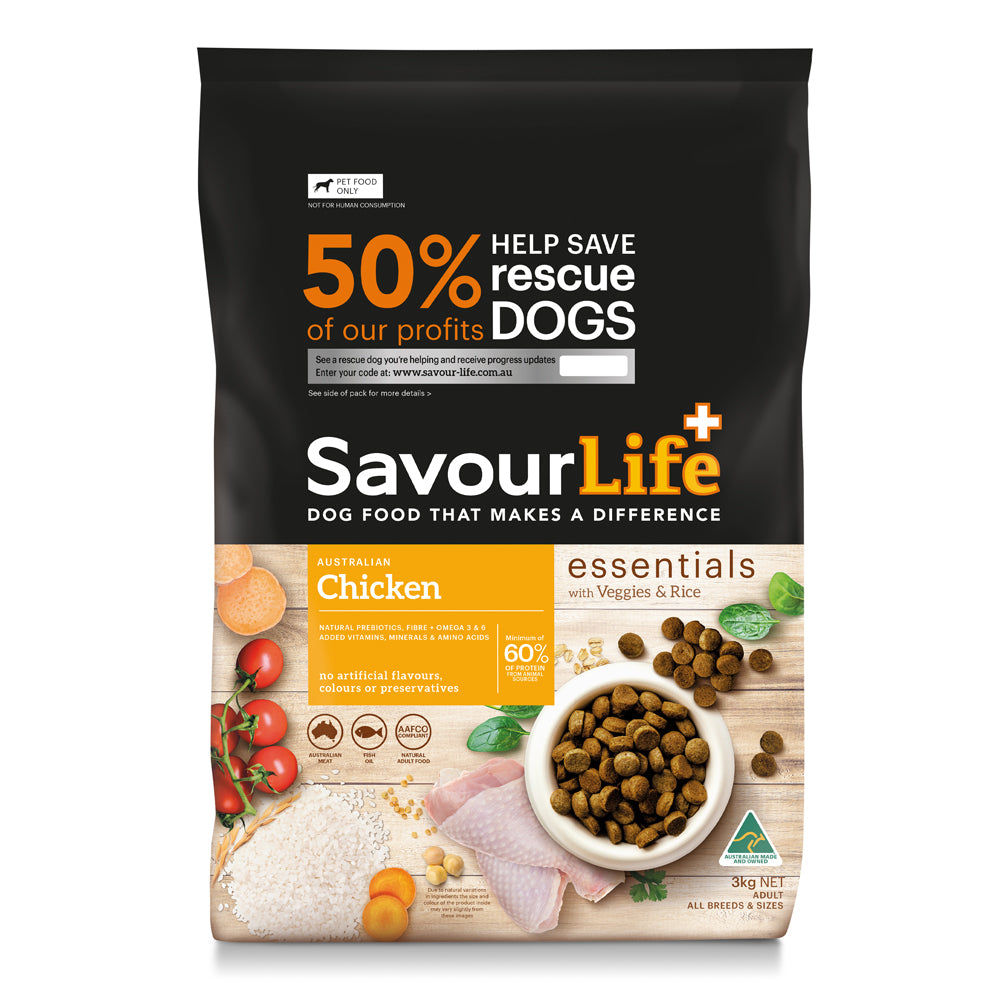 SAVOURLIFE ESSENTIALS ADULT CHICKEN 3KG
