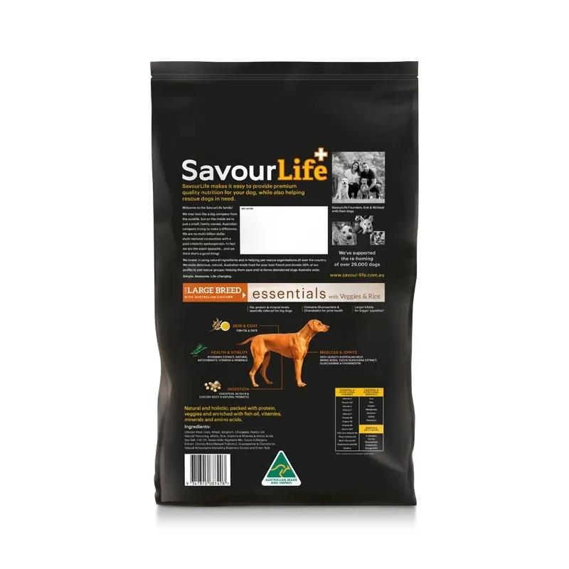 Savourlife Essentials Adult Large Breed Chicken 15kg