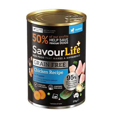 SAVOURLIFE GRAIN FREE ADULT CHICKEN 375G 12PK