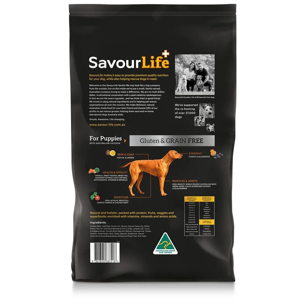 Savourlife Grain Free Puppy Chicken 375g 12pk