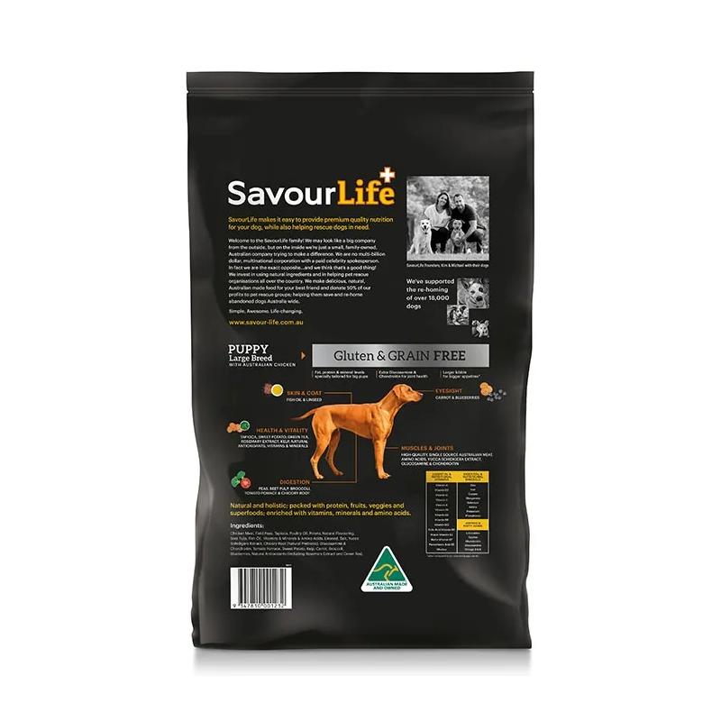 Savourlife Grain-Free Puppy Lge Breed Chicken 15kg