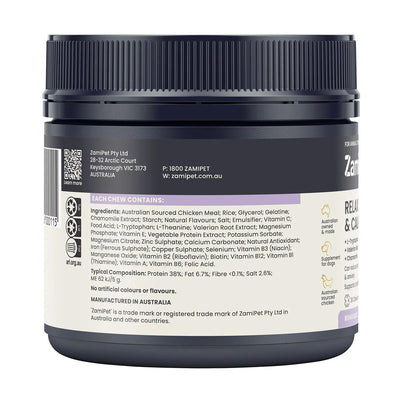 Zamipet Relax & Calm Chews 150g 30pk