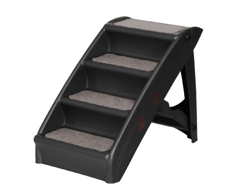 Foldable Dog Steps Black