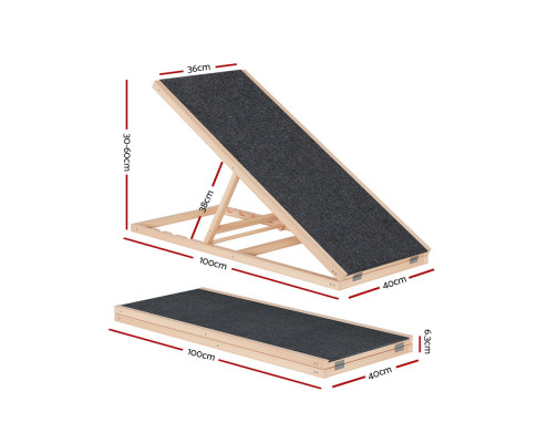 Adjustable Dog Ramp 100cm